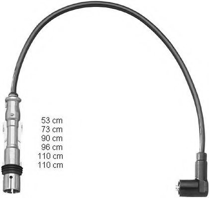 BERU ZEF1380 Ignition Cable Kit